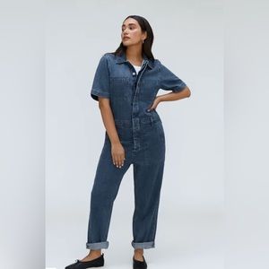 Everlane. The Supersoft Jean Coverall. Size 2.